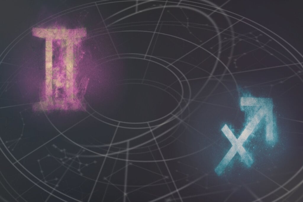 A relação entre Sagitário e Gêmeos ensina que a vida é escrita no equilíbrio entre a visão ampla e a curiosidade cotidiana (Imagem: Allexxandar | Shutterstock)