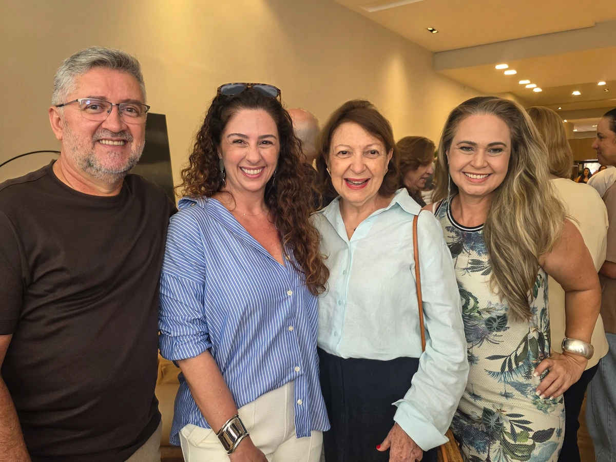 Geraldo Lino, Marianne Assbu, Celia Colodete e Leticia Costa
