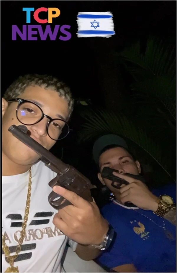 Investigados portando armas de fogo por Divulgação | Polícia Civil