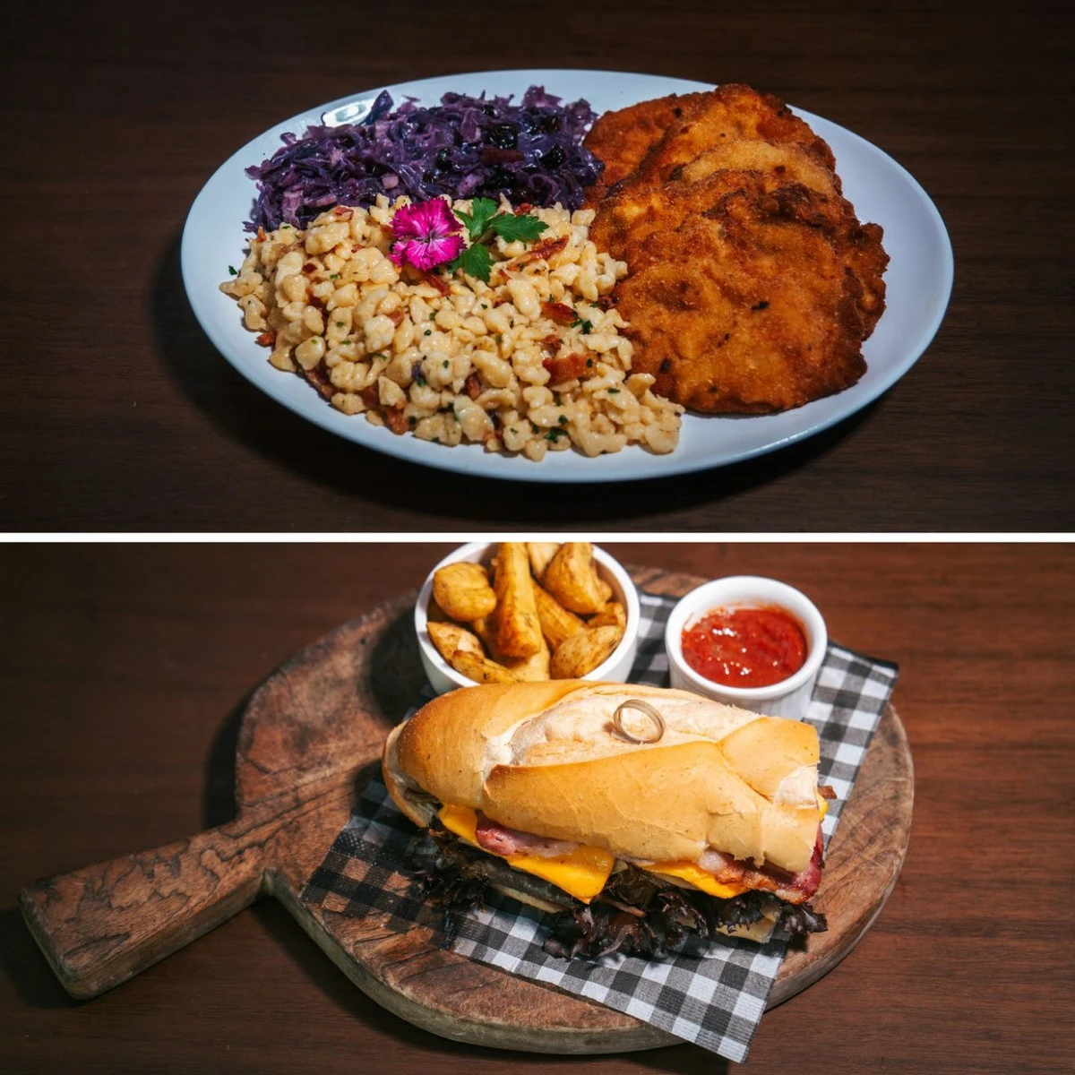 Pratos do festival Sabores de Domingos Martins