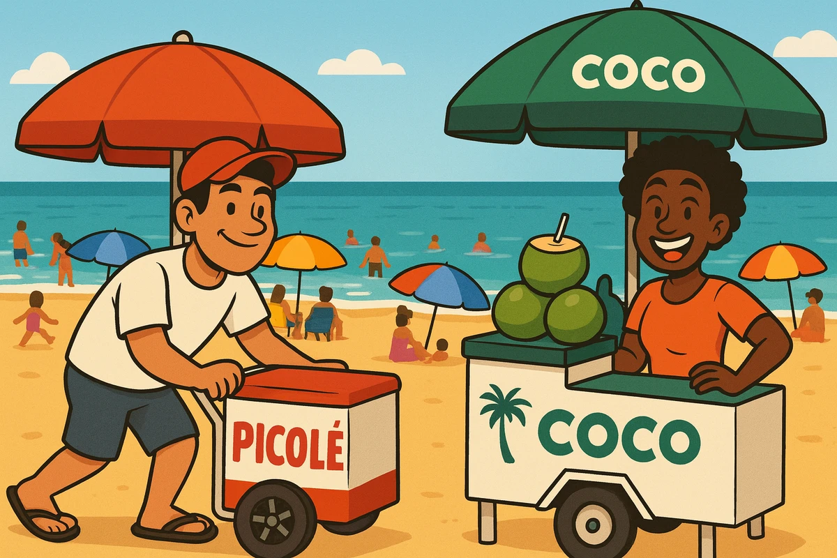 Quem é o vendedor de praia mais gente boa da Grande Vitória?