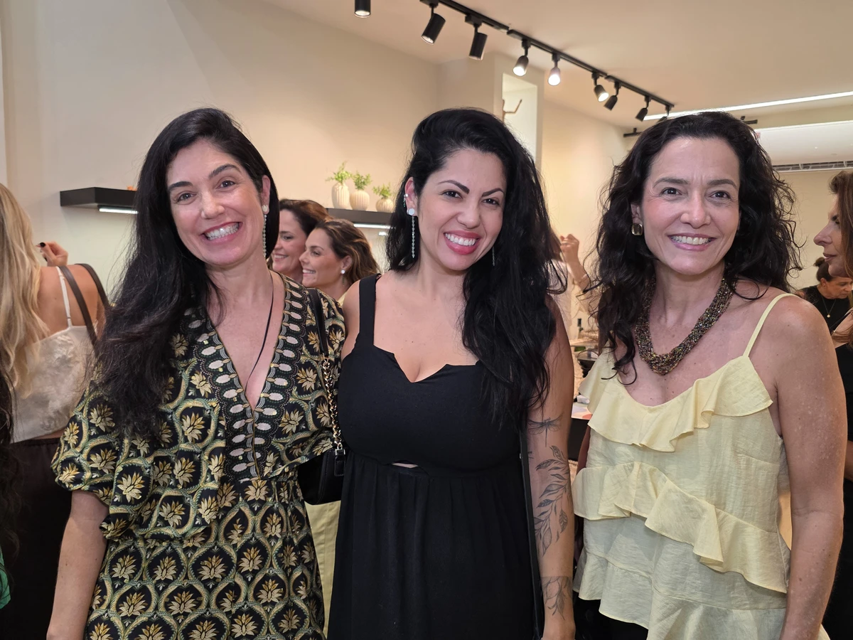 Romina Passis, Fabricia Nunes e Gabriella Greppi 