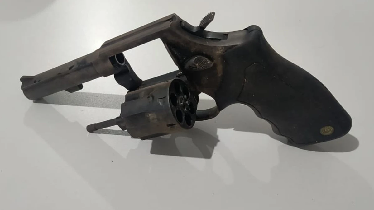Terceira arma furtada de um cofre em uma agência bancária foi recuperada em Mimoso do Sul