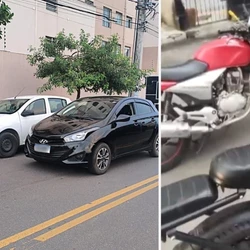 Um homem de 20 anos e um adolescente, de 16, são suspeitos de furtarem um carro e uma bicicleta elétrica na quinta (4); eles foram encontrados pela Guarda e os veículos recuperados