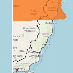 Boa notícia é que o território capixaba saiu do aviso vermelho, o mais crítico, e agora recebeu avisos meteorológicos mais brandos