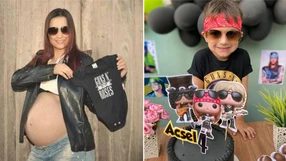 Ensaio gestante de Orleandra e aniversário de Acsel