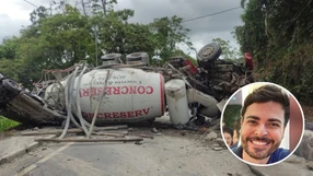 O capixaba João Márcio Pietralonga Fernandes, de 41 anos, morto no acidente em São Paulo
