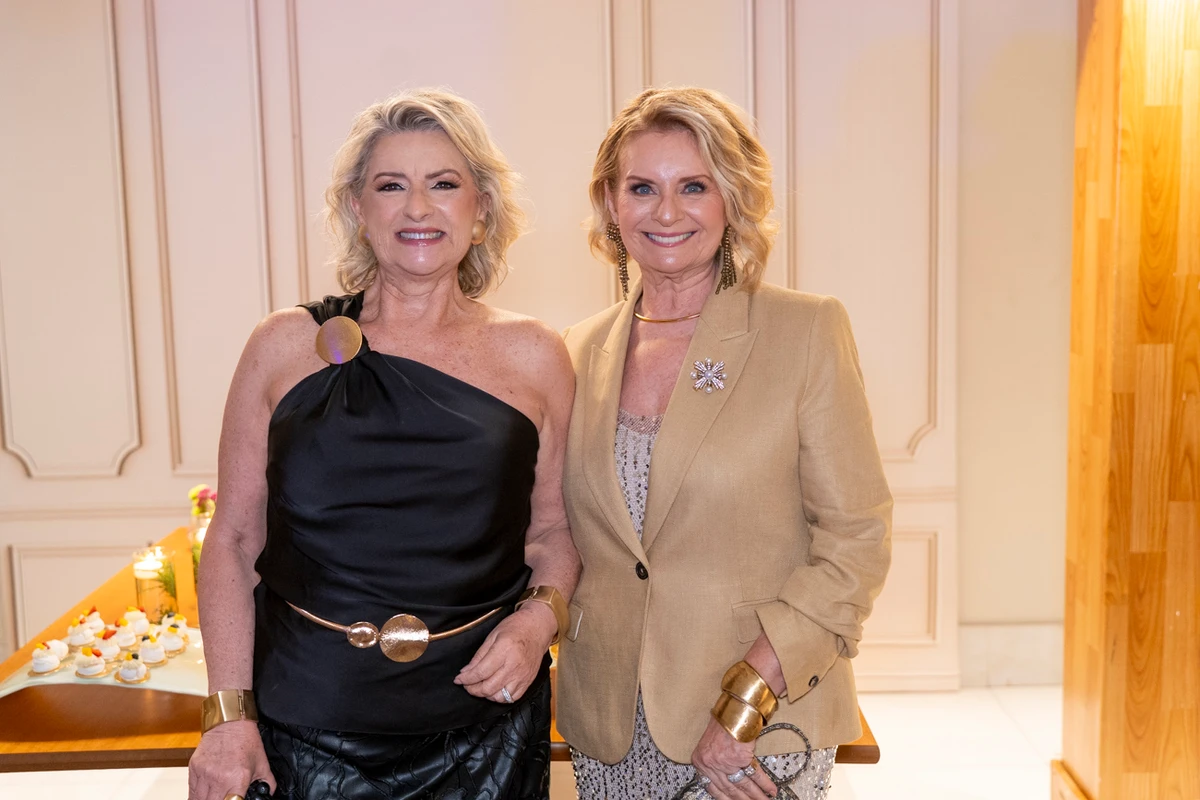 Gracinha Nader e Solange Herkenhoff