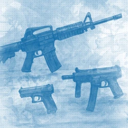 Foram analisadas 22.625 armas apreendidas pelas forças de segurança e identificada a presença mais frequente de pistolas e submetralhadoras