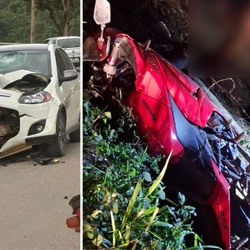 Colisões ocorreram com duas horas de diferença; vítimas tinham 32 e 40 anos e morreram após batidas envolvendo um carro e uma saída de pista