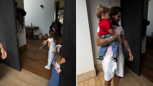 Ana Castela recebe a visita dos filhos de Zé Felipe