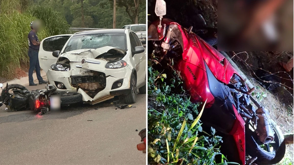 Dois motociclistas morrem em acidentes em Castelo e Vargem Alta