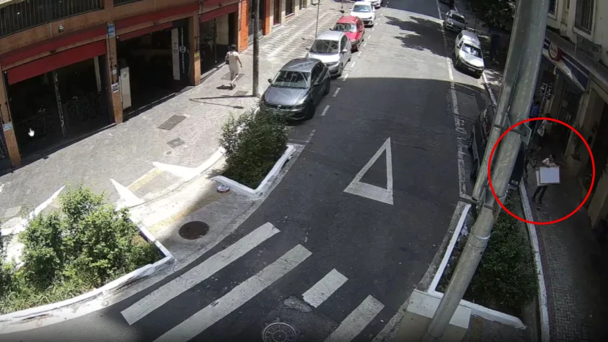 Imagens mostram homens com quadros roubados