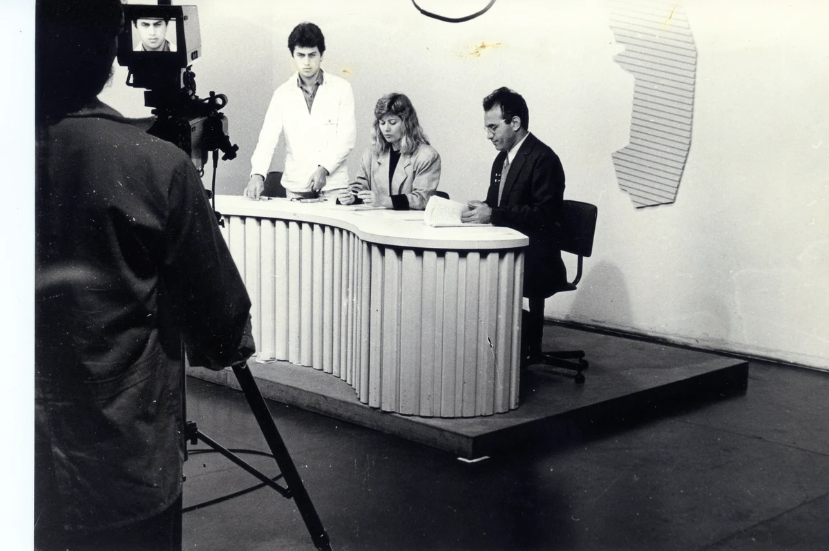 Abdo Chequer na bancada do Bom Dia Espírito Santo  por Valter Monteiro