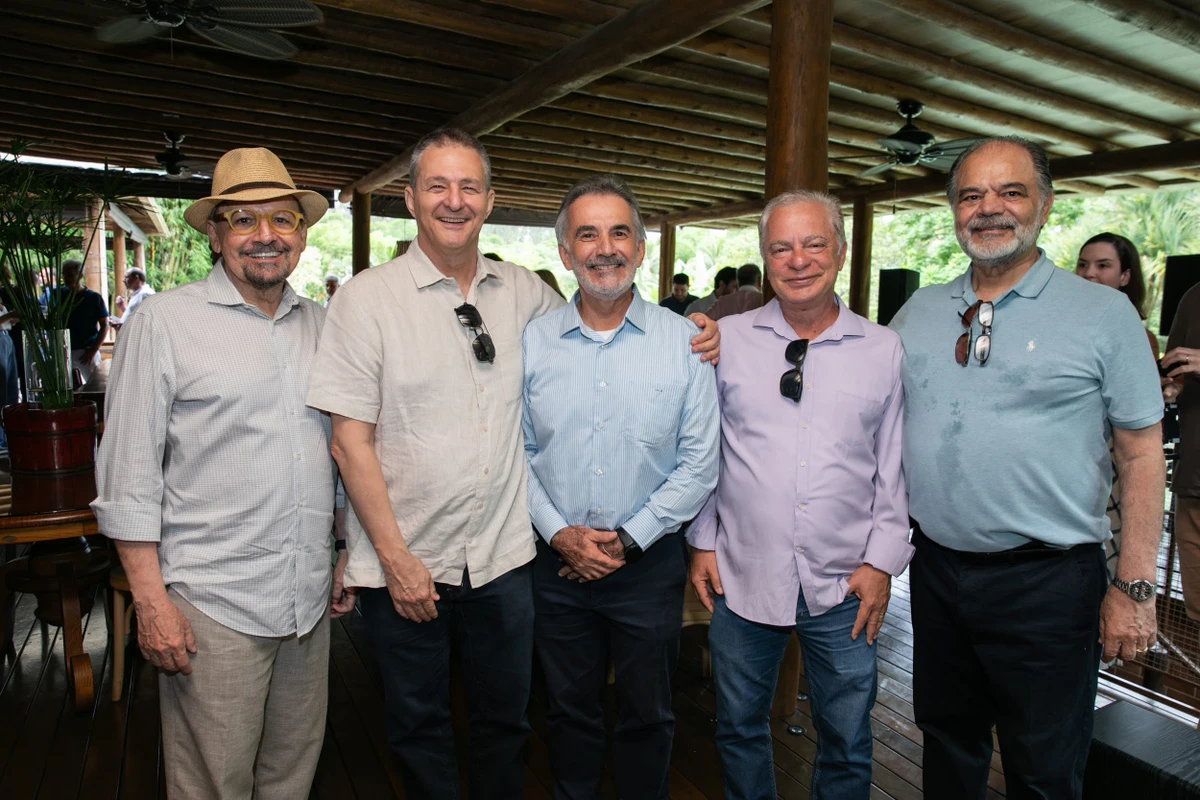 Idalberto Moro, Gustavo Guerra, Sidemar Acosta, Bruno Negris e Renato Fundão