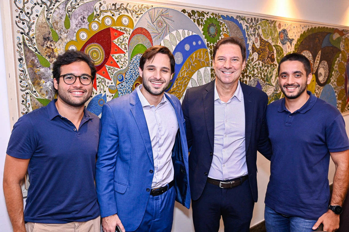 João Vitor Soares, Lucas Richa, Wilson Richa e Victor Cid