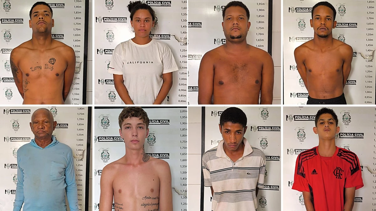 Oito pessoas são presas em operação da Polícia Civil contra o tráfico em Rio Bananal