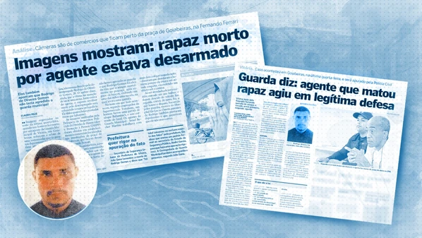Dos quatro denunciados, três foram demitidos; MP aponta que eles mudaram a cena do crime e fraudaram documentos para forjar legítima defesa