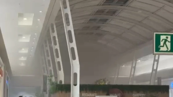 O fogo começou e foi rapidamente controlado pela brigada de incêndio do empreendimento; caso ocorreu no começo da noite desta quarta-feira (10)