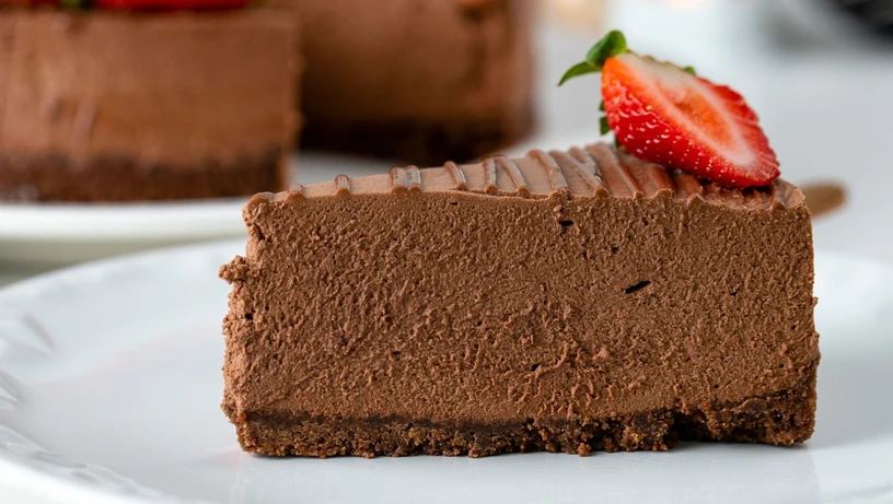 Torta musse de chocolate amargo da Soiô Doces 