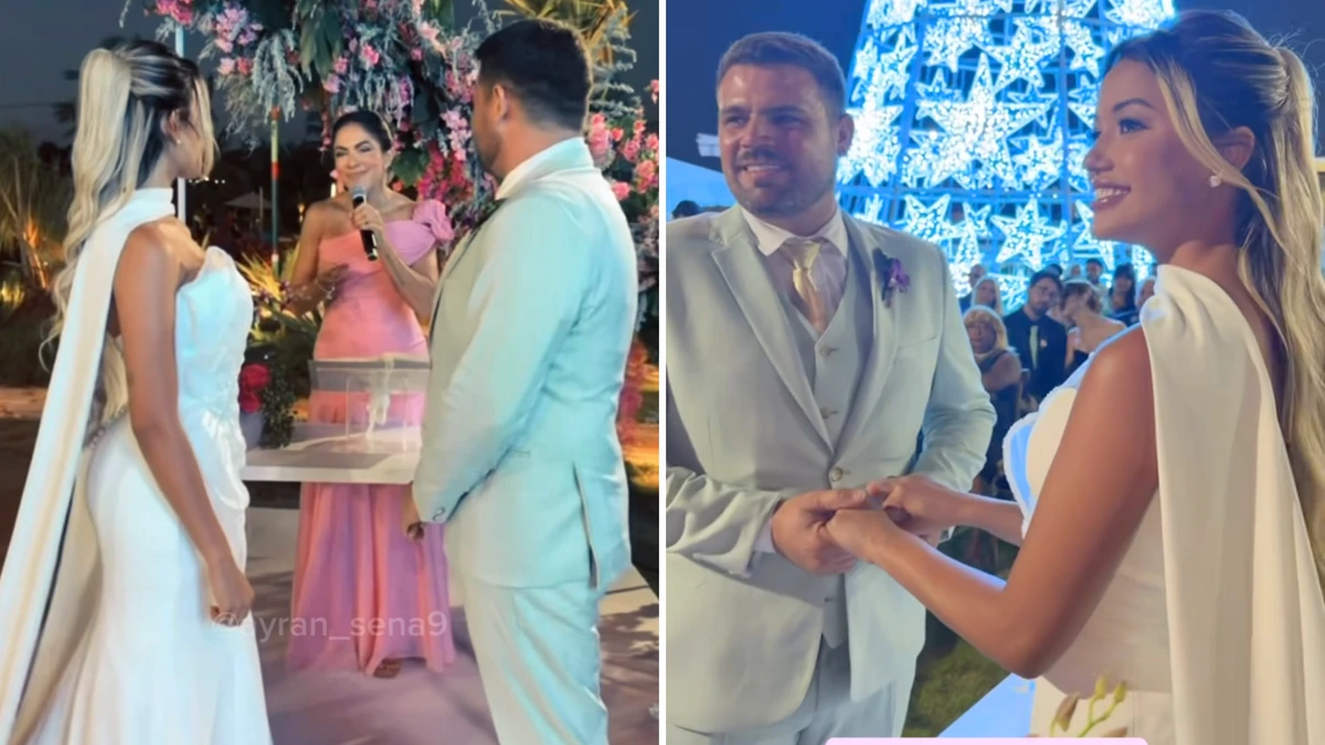 Capixaba Karlyane Menezes, rainha de bateria da Pega no Samba, se casa no Rancho do Maia