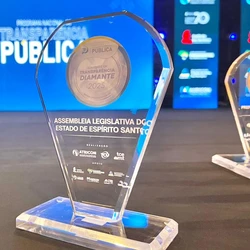 Legislativo capixaba recebeu o Selo Diamante de Transparência Pública, posicionando-se entre os poderes e órgãos públicos mais transparentes do Brasil