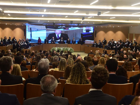 A desembargadora Janete Vargas Simões toma psse como presidente do TJ-ES. Ela é a primeira mulher nesse cargo  por Carlos Alberto Silva