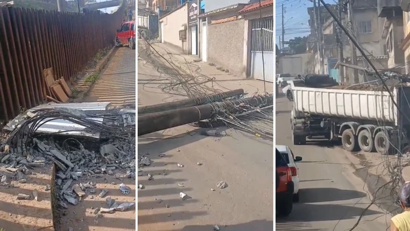 Acidente aconteceu na tarde desta quinta-feira (11), no bairro Porto de Santana; não há registros de feridos