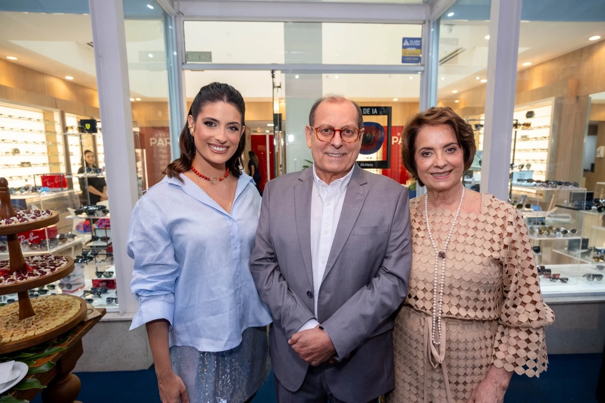 Ana Luiza, Getúlio e Denise Azevedo 