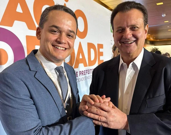 Prefeito de Vitória, Lorenzo Pazolini, reúne com o presidente nacional do PSD, Gilberto Kassab