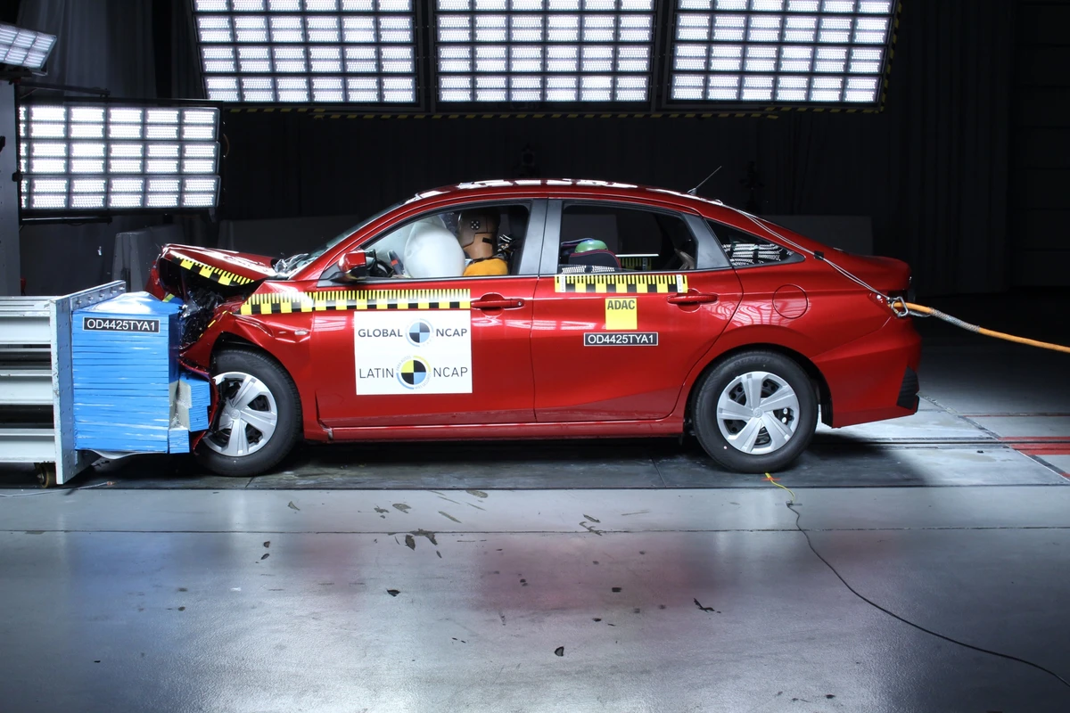 Teste de segurança de carros Latin NCAP