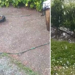 Localidades de Alfredo Chaves, Afonso Cláudio e Marechal Floriano foram atingidas na tarde desta sexta-feira (12)