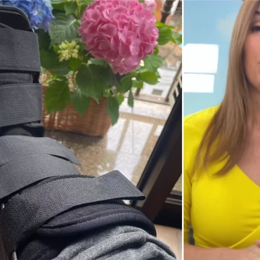 Imagem - Repórter da Globo cai da escada, rompe ligamentos do pé e é afastada