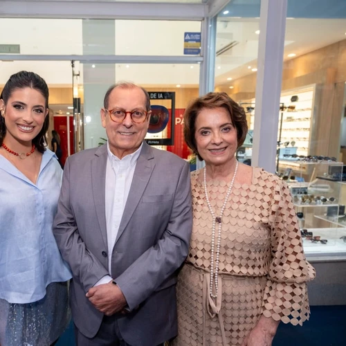 Ana Luiza, Getúlio e Denise Azevedo 