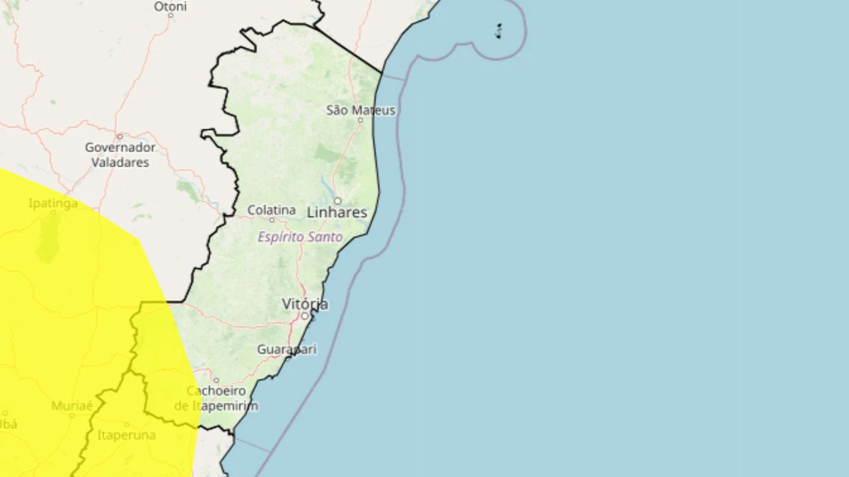 Fim de semana pode ser de tempestade no Sul e Caparaó do ES