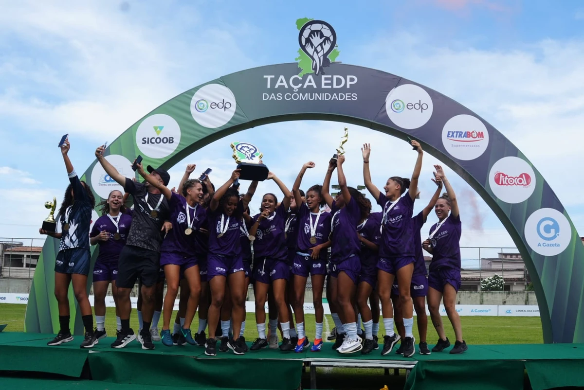 Bairro da Penha, de Vitória, campeão da Taça EDP das Comunidades 2025 no feminino