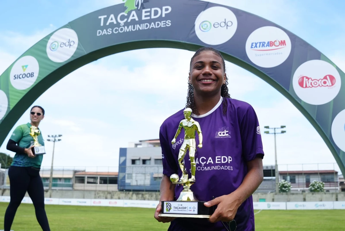 Ludmilla Veiga, melhor jogadora da Taça EDP das Comunidades por Fernando Madeira