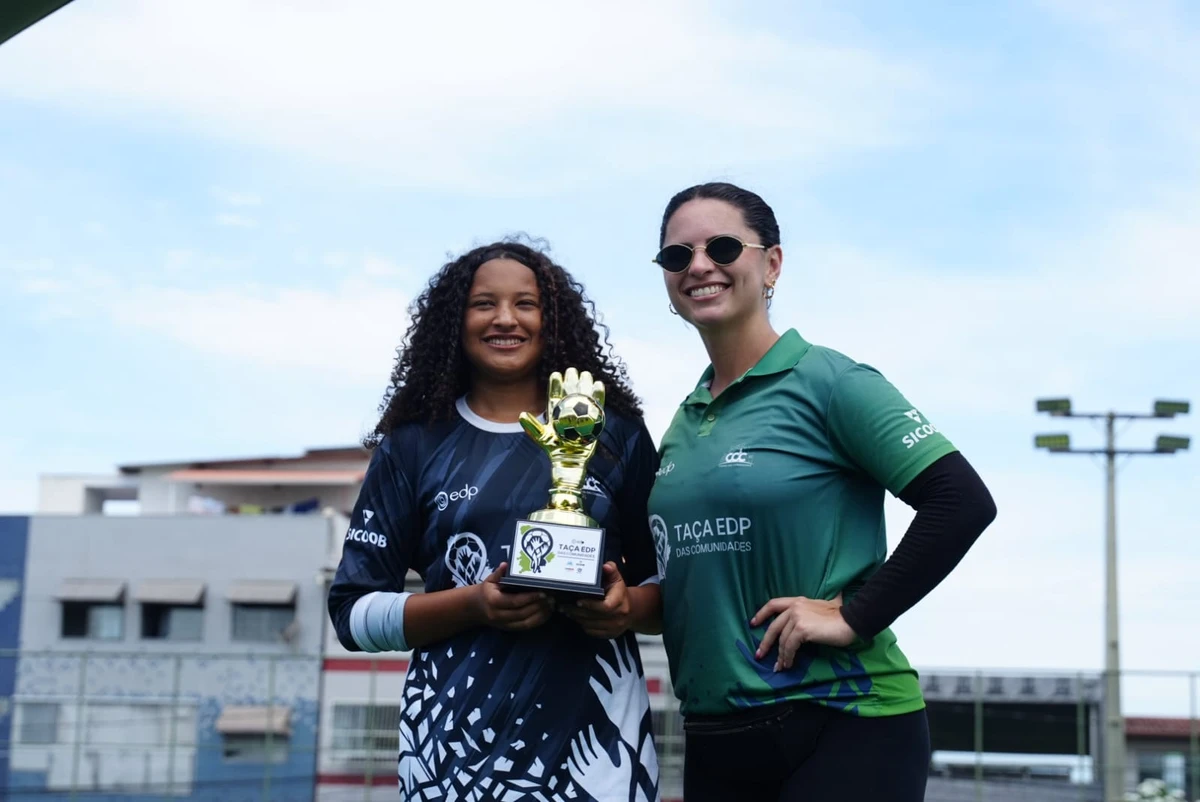 Rayssa Aguiar, melhor goleira da Taça EDP das Comunidades por Fernando Madeira