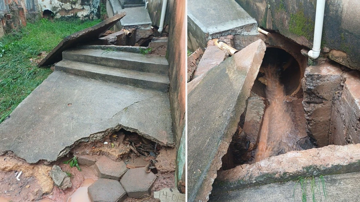 Chuvas causaram danos em Guaçuí, no Caparaó do ES por Defesa Civil de Guaçuí