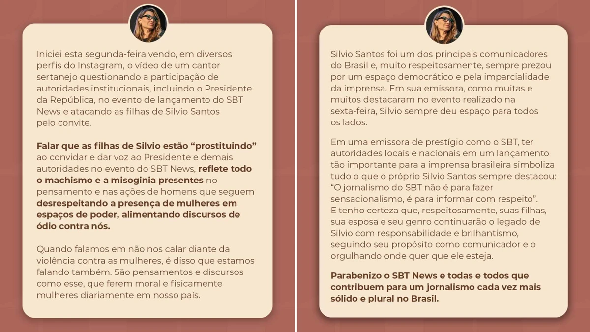 Janja se pronuncia sobre Zezé