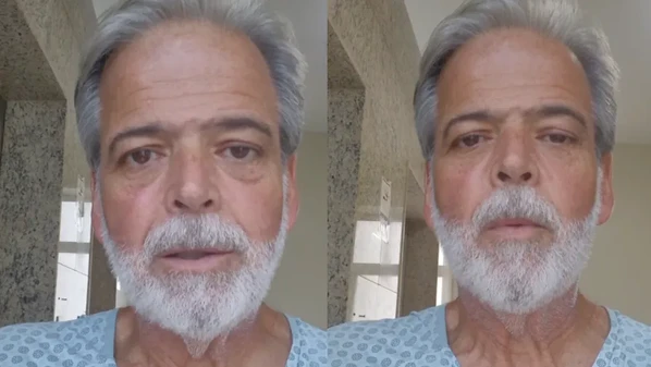 O ator e taxista, de 60 anos, fez a cirurgia na última sexta-feira (12/12); ele celebrou o momento e aproveitou para pedir ajuda financeira