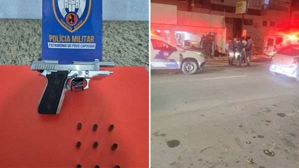 Caso aconteceu na noite da última segunda-feira (15); suspeito de 38 anos acabou autuado por dupla tentativa de homicídio qualificado por motivo fútil