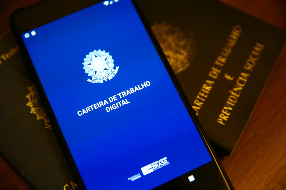 Carteira de trabalho digital.