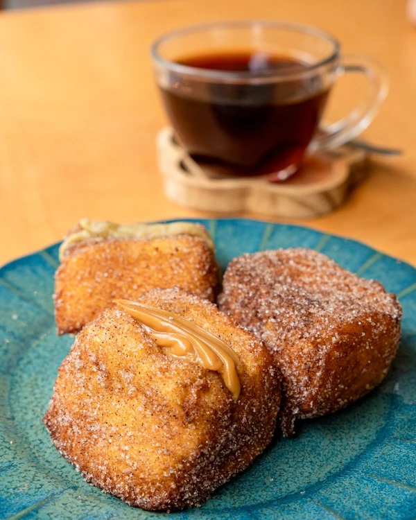 Rabanadas recheadas do Olima Café 