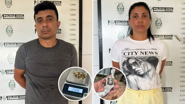 Idoso de 75 anos foi dopado em bar da “Rua da Lama” e teve um cordão de ouro e um revólver roubados; o casal foi localizado em Guaraná e confessou o crime