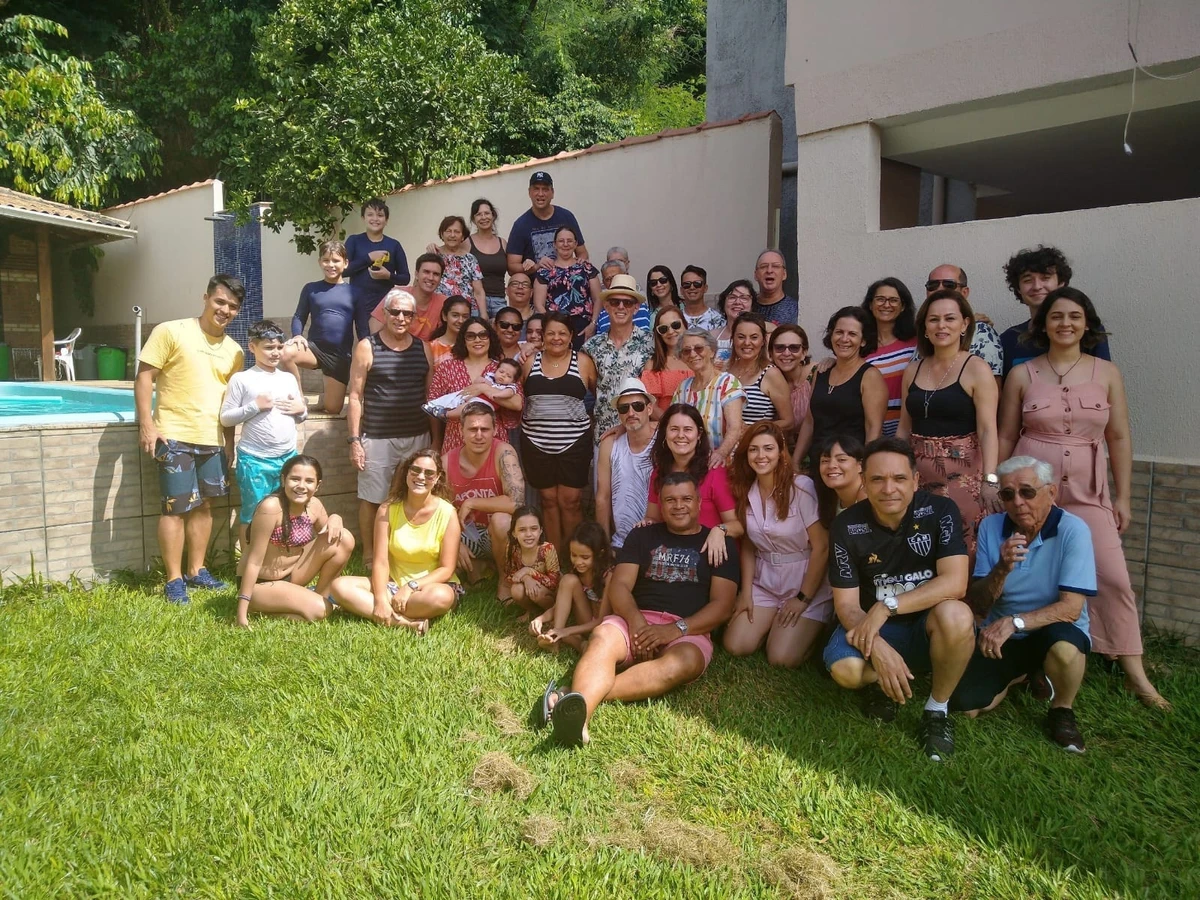 Uma das comemorações recentes, que agora acontece em janeiro.  por Arquivo pessoal