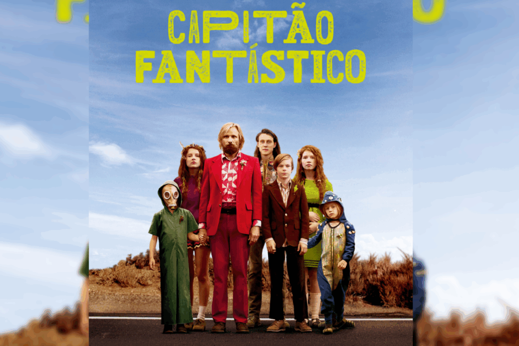 “Capitão Fantástico” acompanha um pai que cria seis filhos longe da sociedade convencional (Imagem: Reprodução digital | Telecine)
