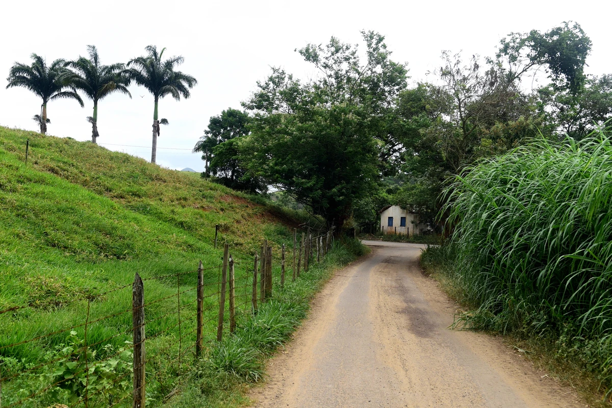 Àrea que faz parte do Parque Natural Municipal do Monte Mochuara, Cariacica. Não existe um portal que identifica o parque.   por Carlos Alberto Silva