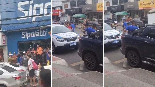 Caso aconteceu na quarta-feira (17) na Avenida Central de Laranjeiras; homem foi encaminhado para a delegacia