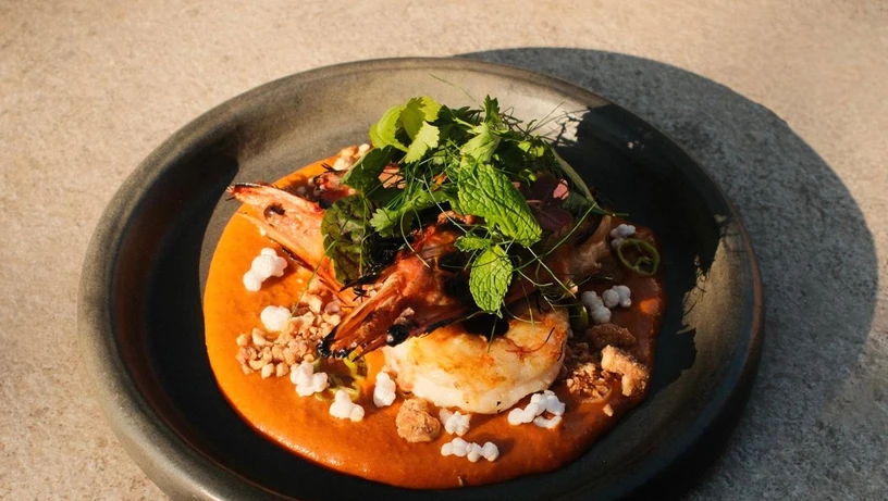 Camarão Bravo do restaurante Kairū, em Vila Velha